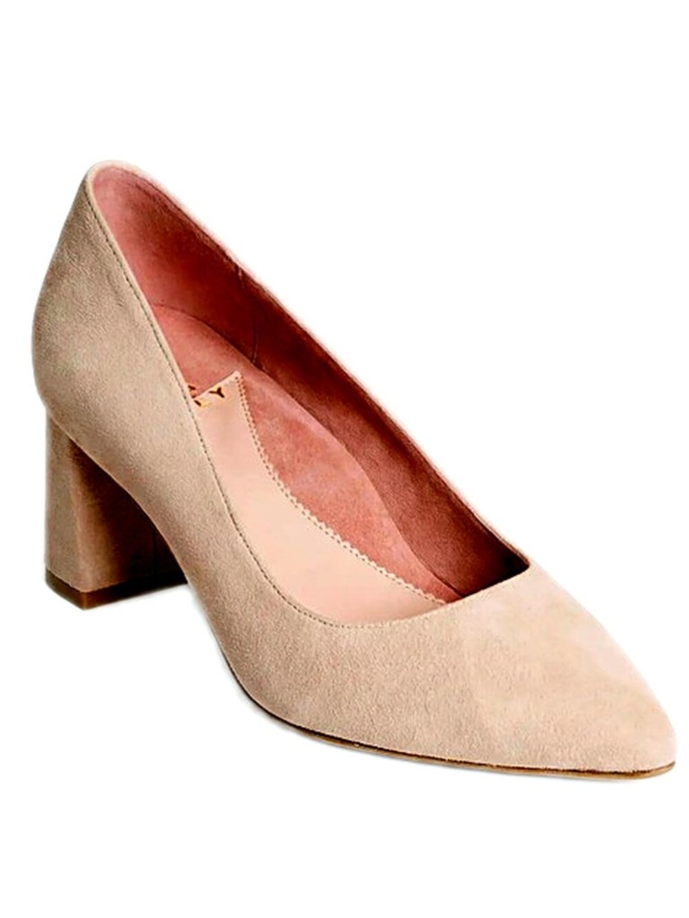 Ally Shoes Lower Block Heel Prowess Pearl Suede Lower Block Heel size 37